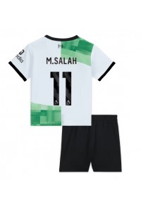 Liverpool Mohamed Salah #11 Jalkapallovaatteet Lasten Vieraspeliasu 2023-24 Lyhythihainen (+ Lyhyet housut)